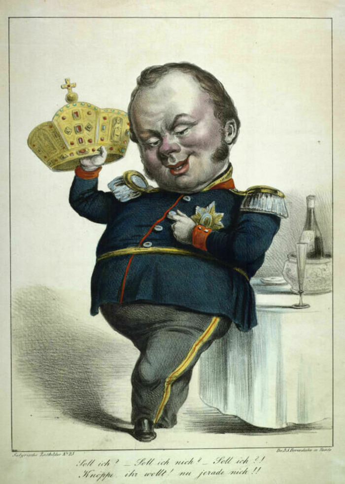 Angebot der Kaiserkrone an Friedrich Wilhelm IV. durch die Deputation der Frankfurter Nationalversammlung
© BArch, ZSg 6-0173 / o. Ang.